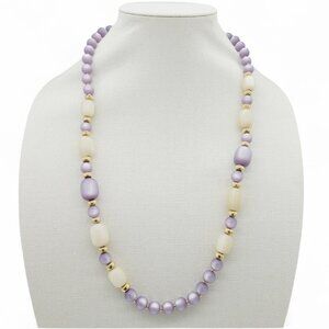 Vtg Napier Beaded Necklace Frosted Sherbet Collection Pearlized In Napier Book